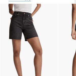 Madewell Baggy Jean Shorts in Reyburn wash